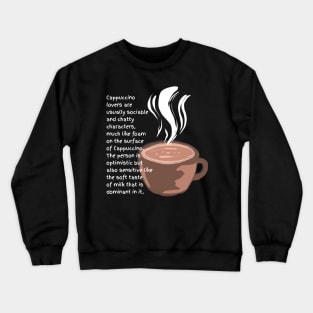 Cappucino Character Crewneck Sweatshirt